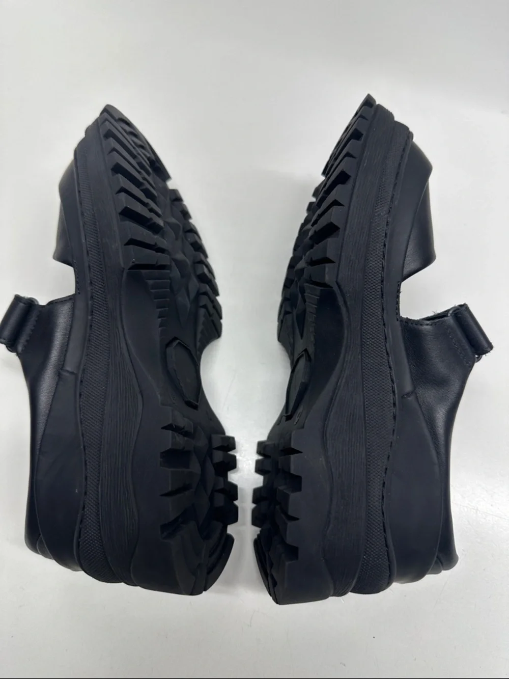 Rachel Comey Psilo Shoes Maryjane Adjustable Leather Slip On Black Size 36 / 6